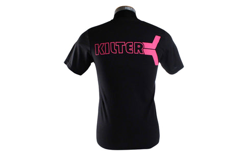 2024 Kilter Tee - Black - Front & Back Pink Graphic